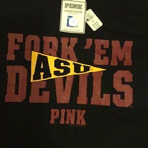 PINK Victoria's Secret Tops - ASU Pink Tee shirt PINK Victoria's Secret Tops - ASU Pink Tee shirt